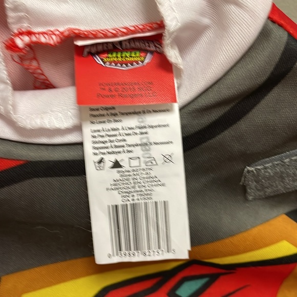Red Ranger Dino Super Charge Classic Costume, Medium (7-8) New - Picture 14 of 17